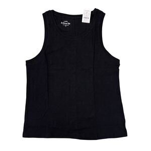 NWT J. Crew Women's Black Girlfriend Tank Top